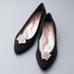 【NEW】flat pumps BLACK*blooming